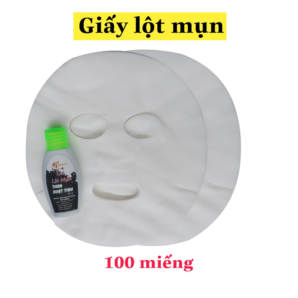 Giấy lột mụn đầu đen mụn cám 100 miếng Cherting