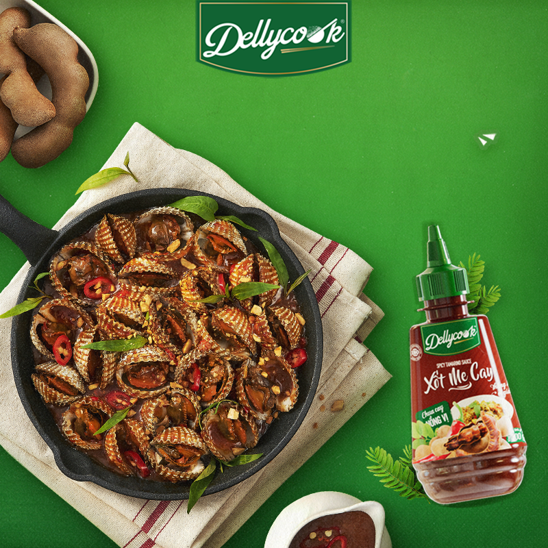 Xốt Me Cay Dellycook (300g)