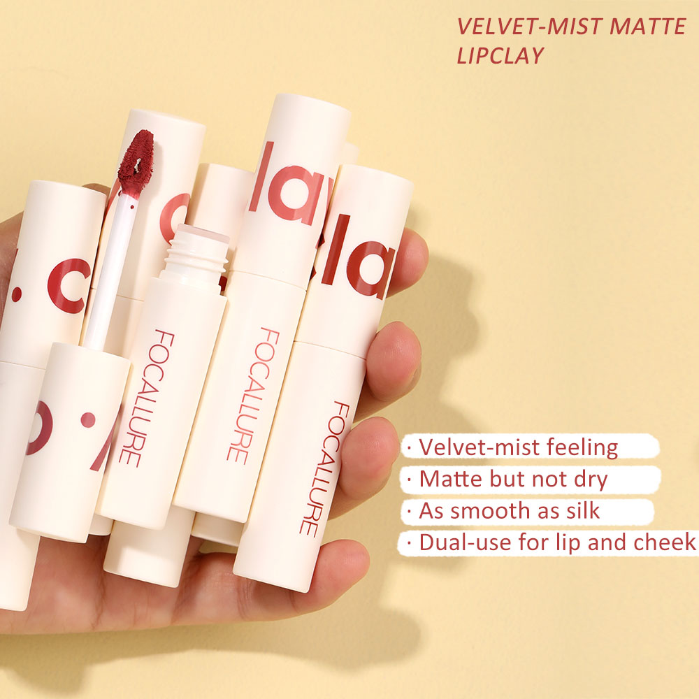 FOCALLURE Son kem lì mềm mịn son bóng 16g