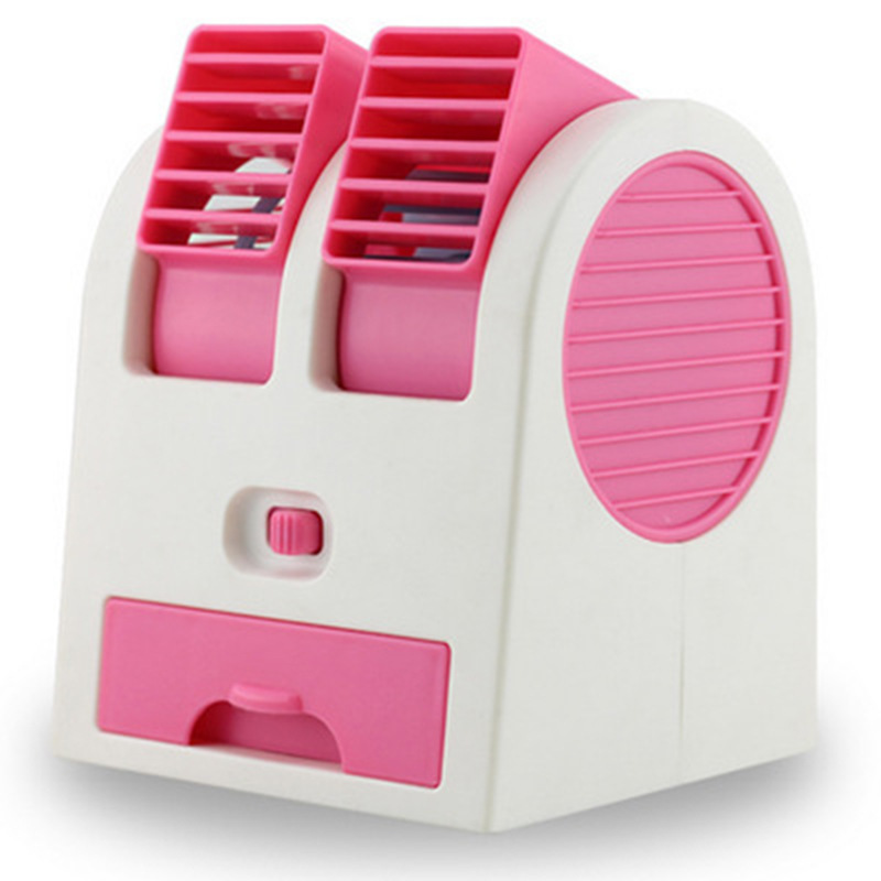 Quạt Hơi Nước Mini 2 Cửa MARKETVIETNAM 3 Chức Năng (Mát, Lạnh, Thơm)