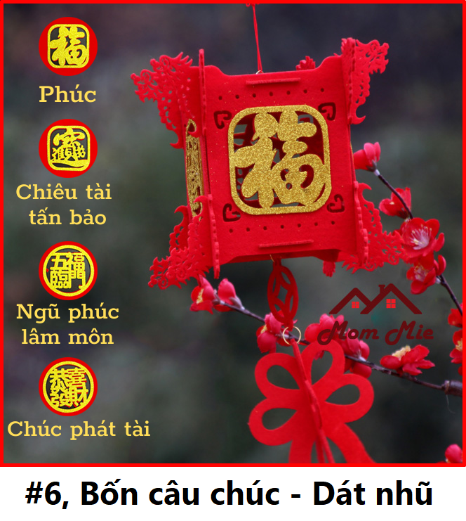 [HCM]Lồng đèn xuân 3D khắc câu chúc Tết nhiều ý nghĩa, trang trí nhà, quán ăn, cafe, shop - Lồng đèn hình hộp vuông - LD04