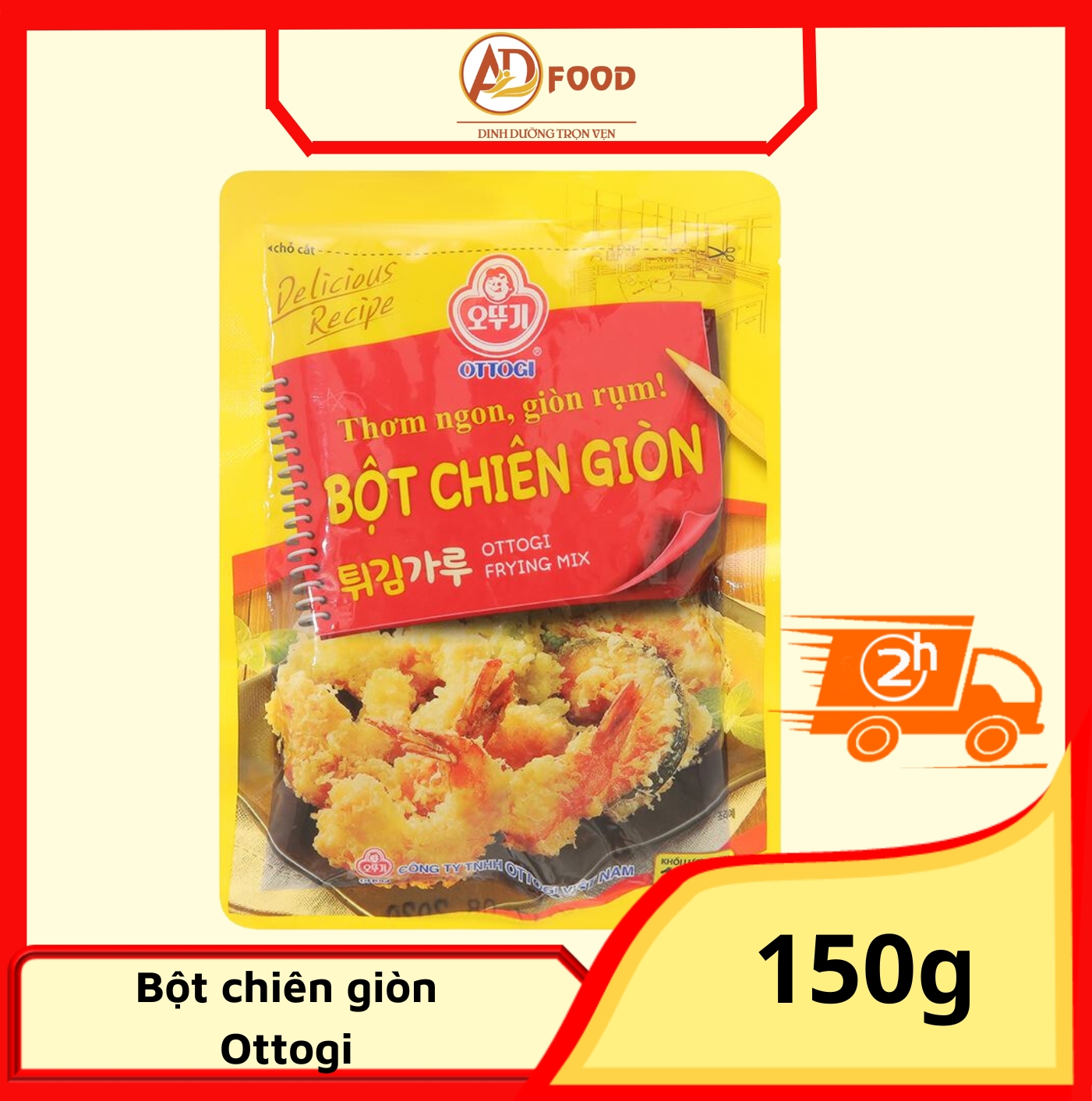 Bột chiên giòn Ottogi gói 150g