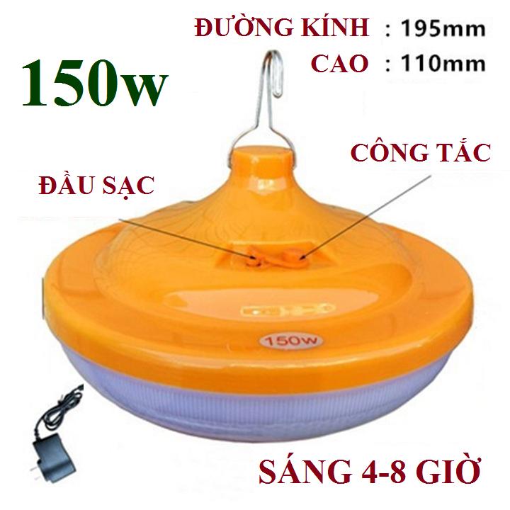 Đèn led tích điện 5v- từ 100w đến 200w