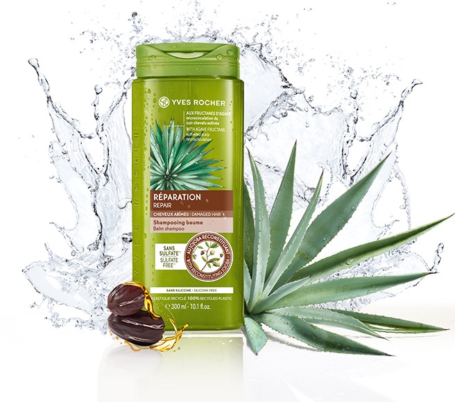 Dầu Gội Phục Hồi Tóc Hư Tổn Yves Rocher Repair Damaged Hair Balm Shampoo 300ml