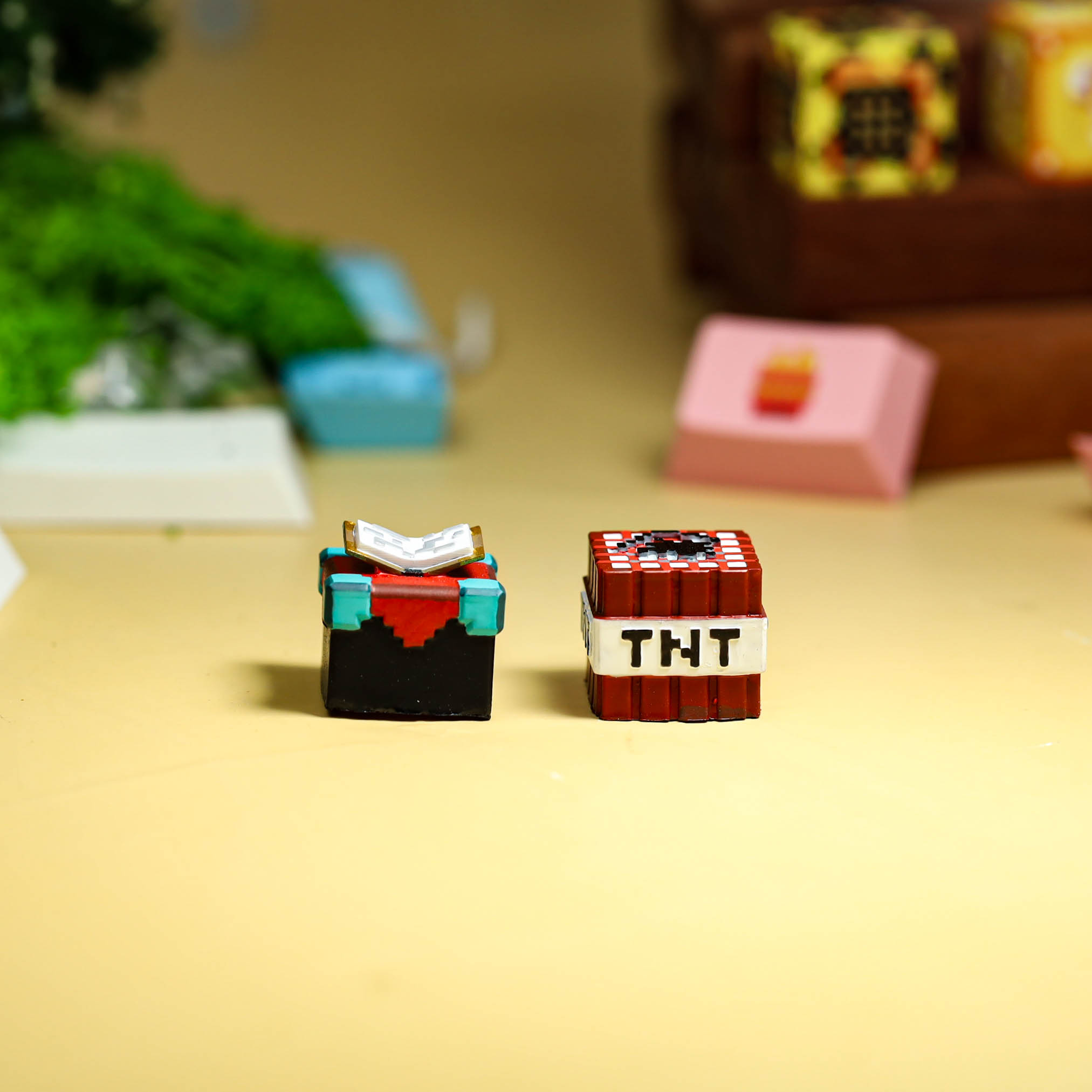 Key Cap MineCraft cực chất, nút bàn phím lẻ, NÚT bàn phím siêu độc lạ