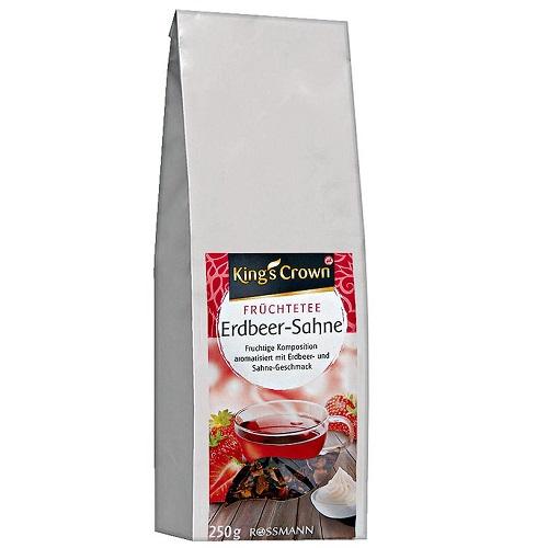 Trà Hoa Quả Kings Crown Erdbeer-Sahne 250g - Đức (Hương Kem dâu )
