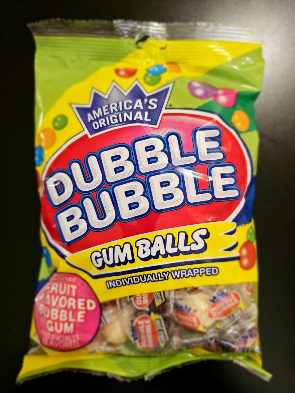Kẹo Dubble Bubble Gum Balls - TL 93gr - Nhập từ Mỹ