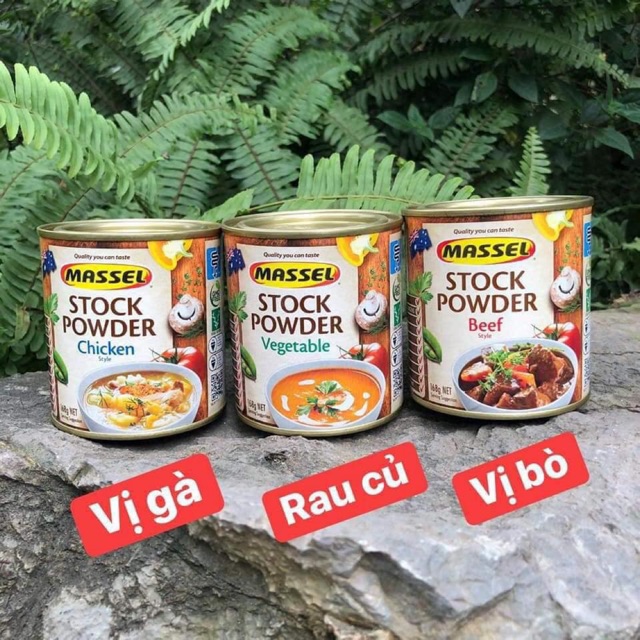 [HCM]Hạt nêm Massel của Úccho bé ăn dậm 168gam