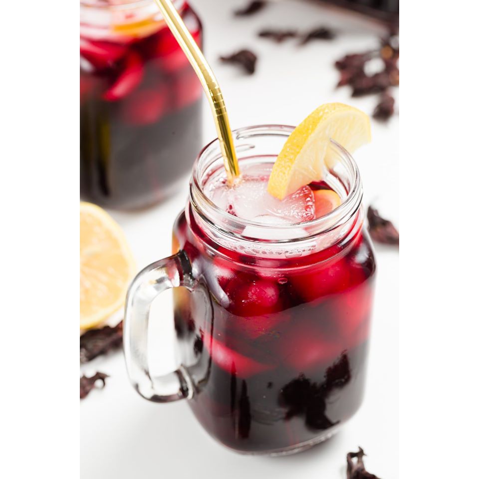 TRÀ ATISO ĐỎ - 500G/1kg -trà hoa dâm bụt (hibiscus, atiso đỏ) khô