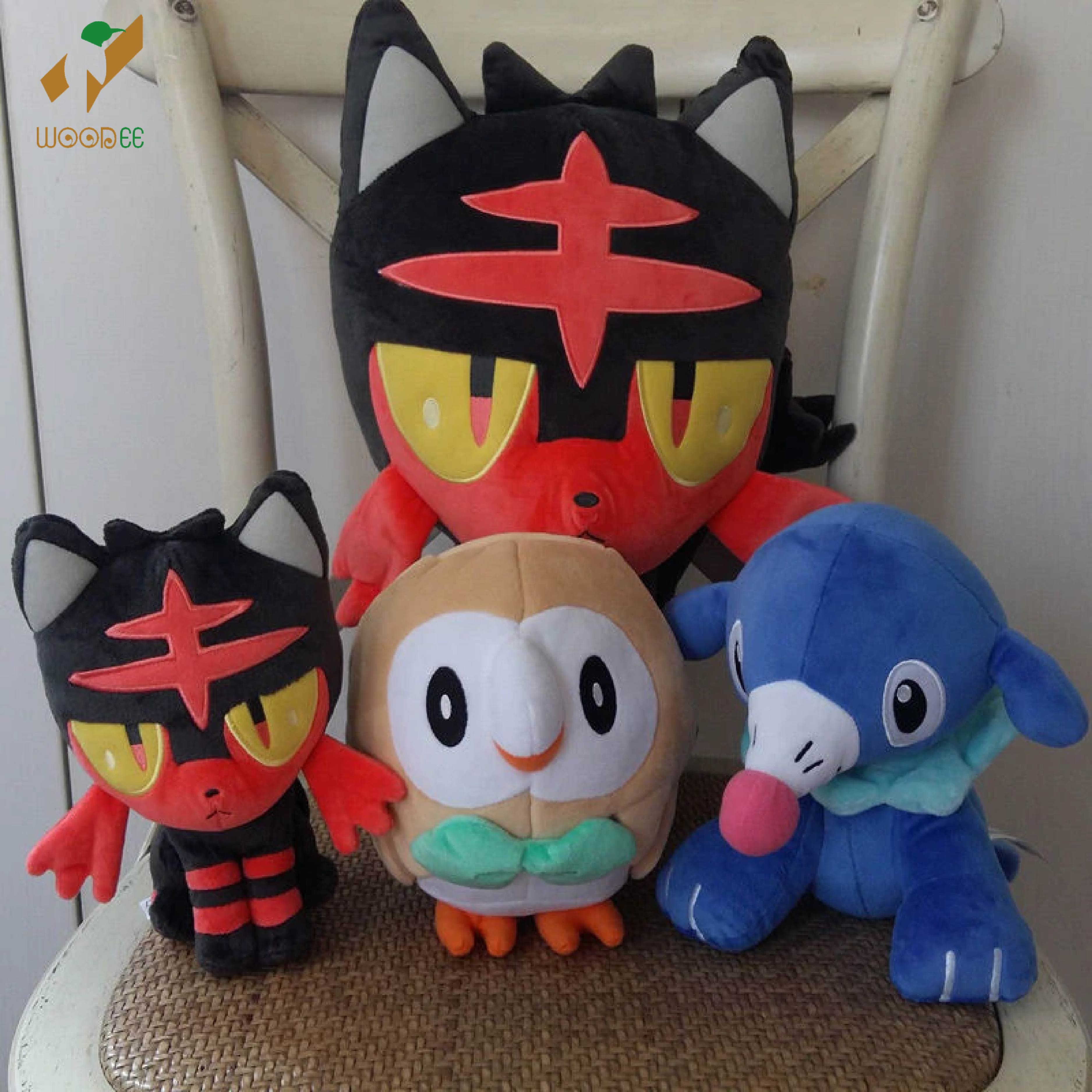 Gấu bông pokemon Litten 50cm