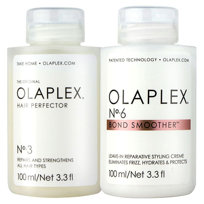Cặp Hấp dầu OLAPLEX No.3 + Xả khô OLAPLEX No.6 phục hồi tóc hư 100ml + 100ml