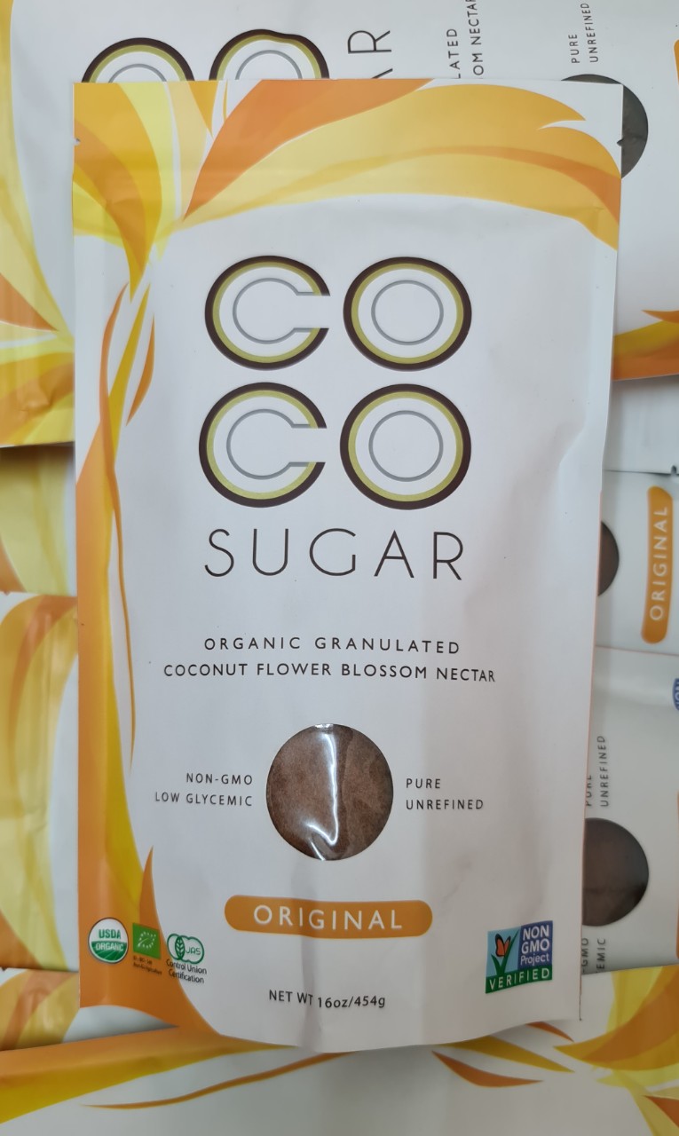 Đường Dừa hữu cơ PT Coco sugar bịch 455g