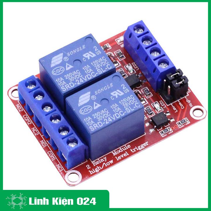 Module relay 24VDC 1 kênh / 2 kênh High/Low