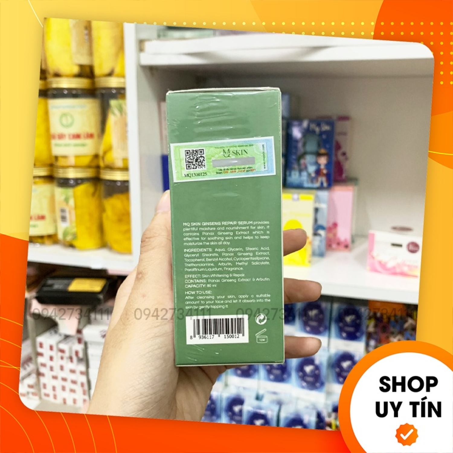 [Chính hãng] Serum Tái Tạo Da Nhân Sâm Số 1 MQ Skin