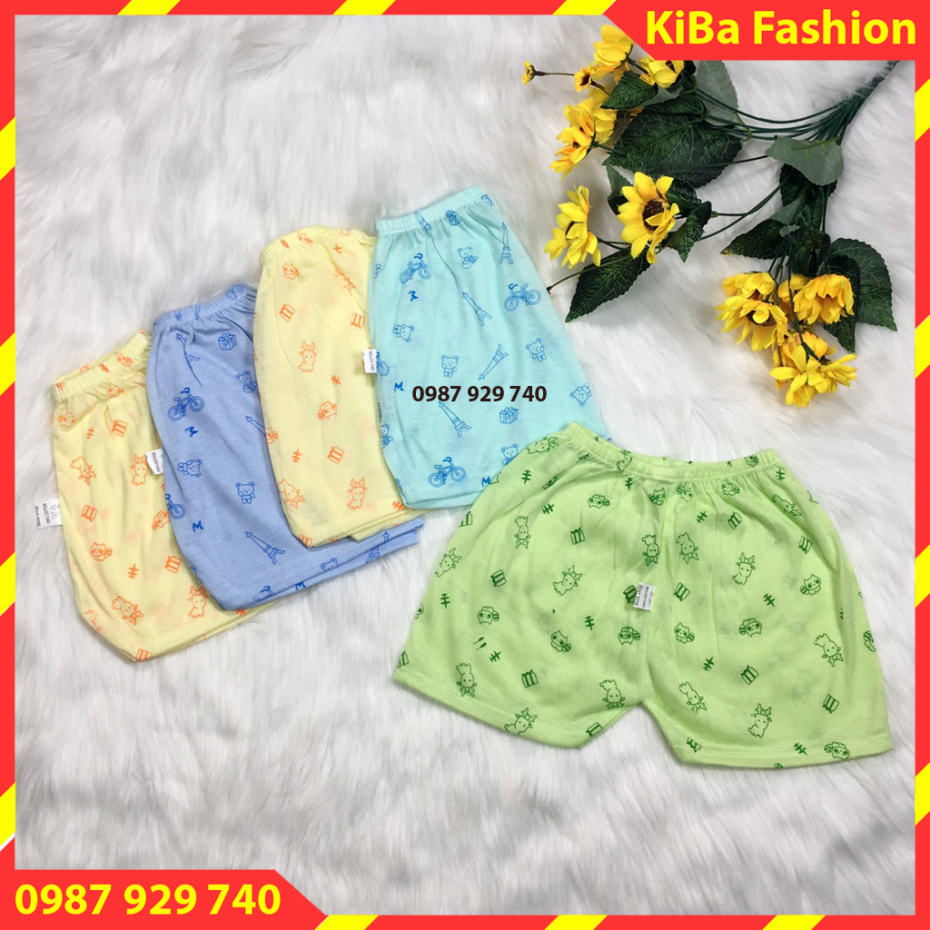 10 Chiếc Quần đùi chục RẺ mùa hè mỏng mát in hình cho bé từ 3-12kg - QĐ - HTK0230 / quần chục cho bé / quần đùi chục cho bé trai / quần chục / quần đùi chục cho bé gái / quần đùi