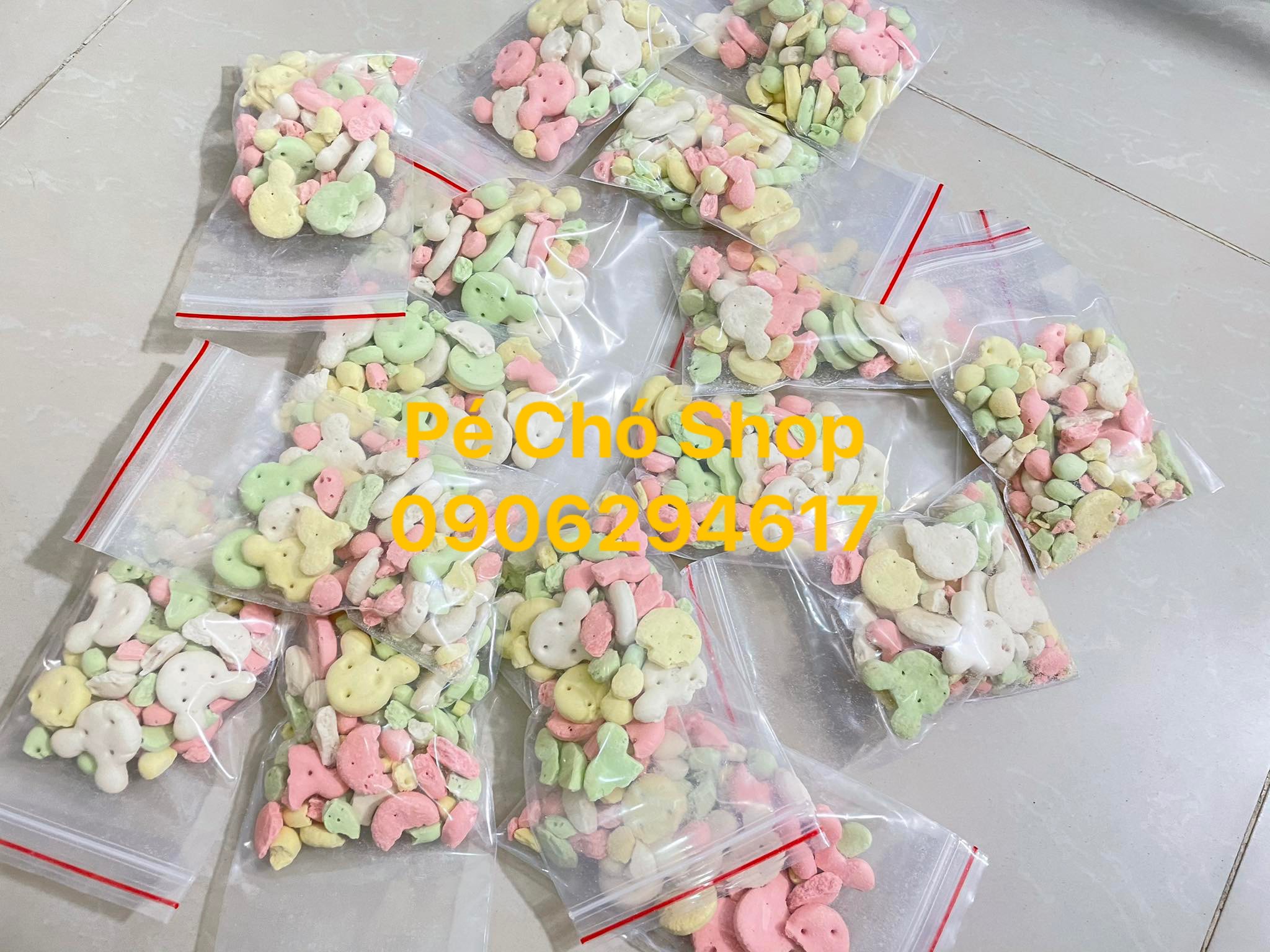 [HCM]Bịch Bánh Gấu(thức ăn dặm dinh dưỡng và mài răng)cho hamstersóc...