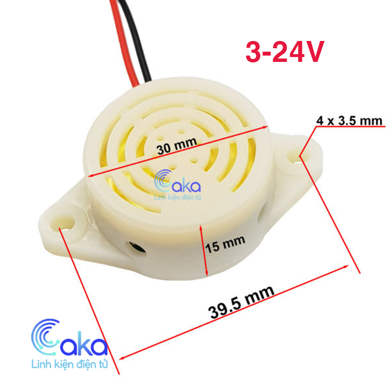 Sfm-27 còi buzzer báo động 3-24v hyd
