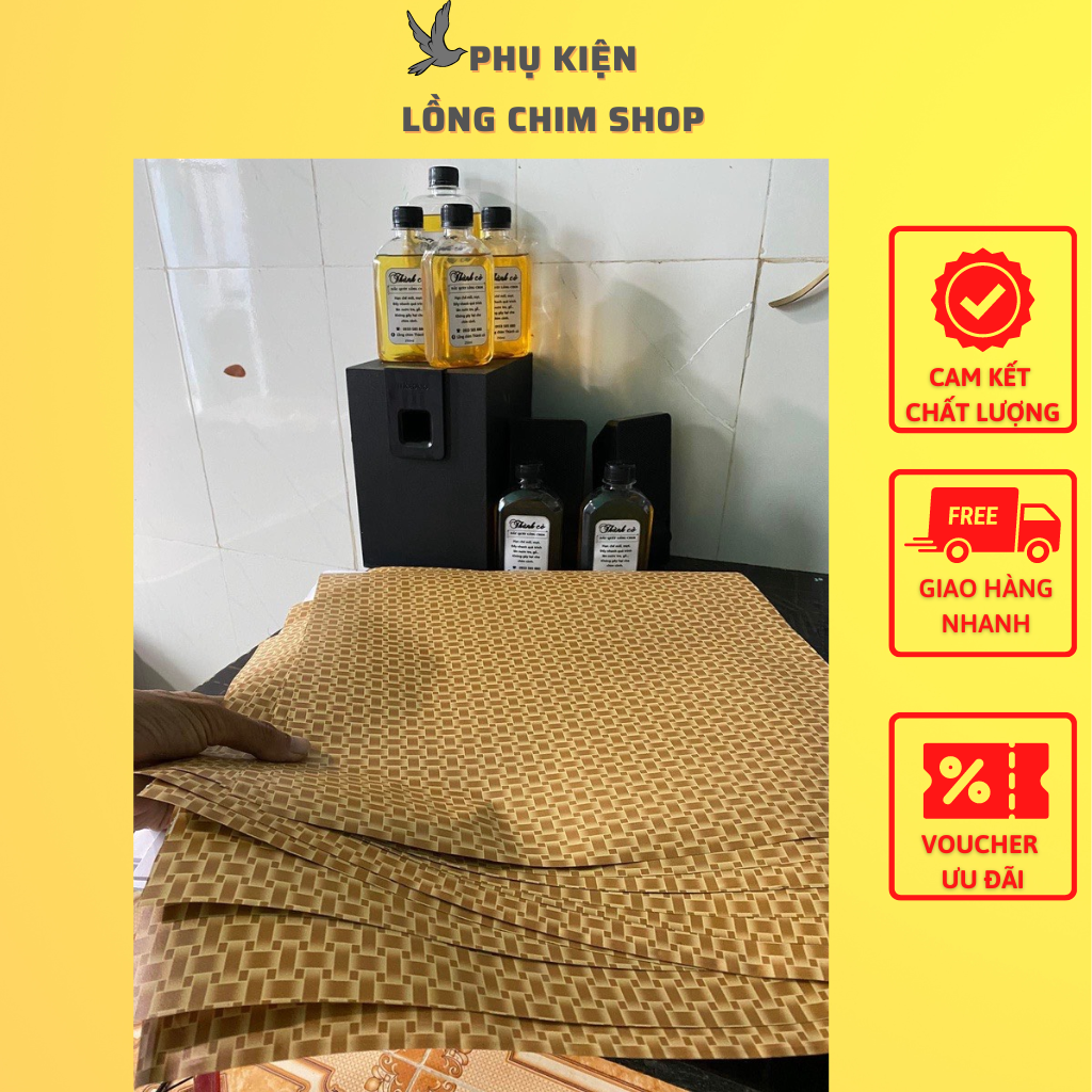 GIẤY DÁN lồng chim, DÁN DECAL DÁN ĐÁY LỒNG CHIM - LỒNG CHIM THẾ AN