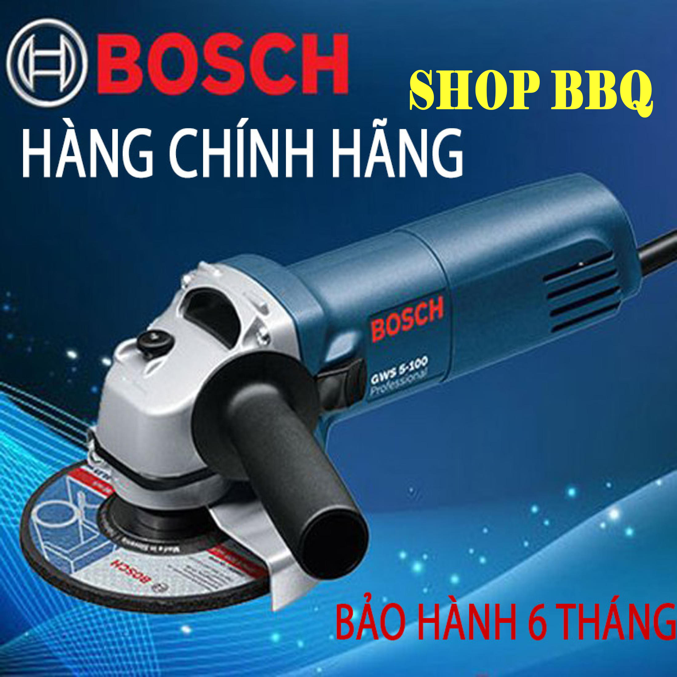 [CỰC SỐC  - GIÁ SỈ] Máy Mài Góc GWS 6-100 SM - Vật Liệu  100% Đồng Nguyên Chất - Sản Xuát Theo Tiêu Chuẩn Công Nghệ Đức - Độ Bền Cực Cao  - Bảo Hành 1 Đổi 1 Bởi Nhà Bán Hàng Shop Mega big 5.0
