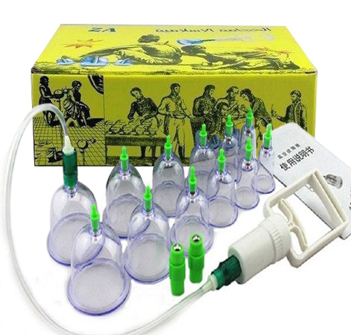 Bộ giác hơi 12 món không dùng lửa