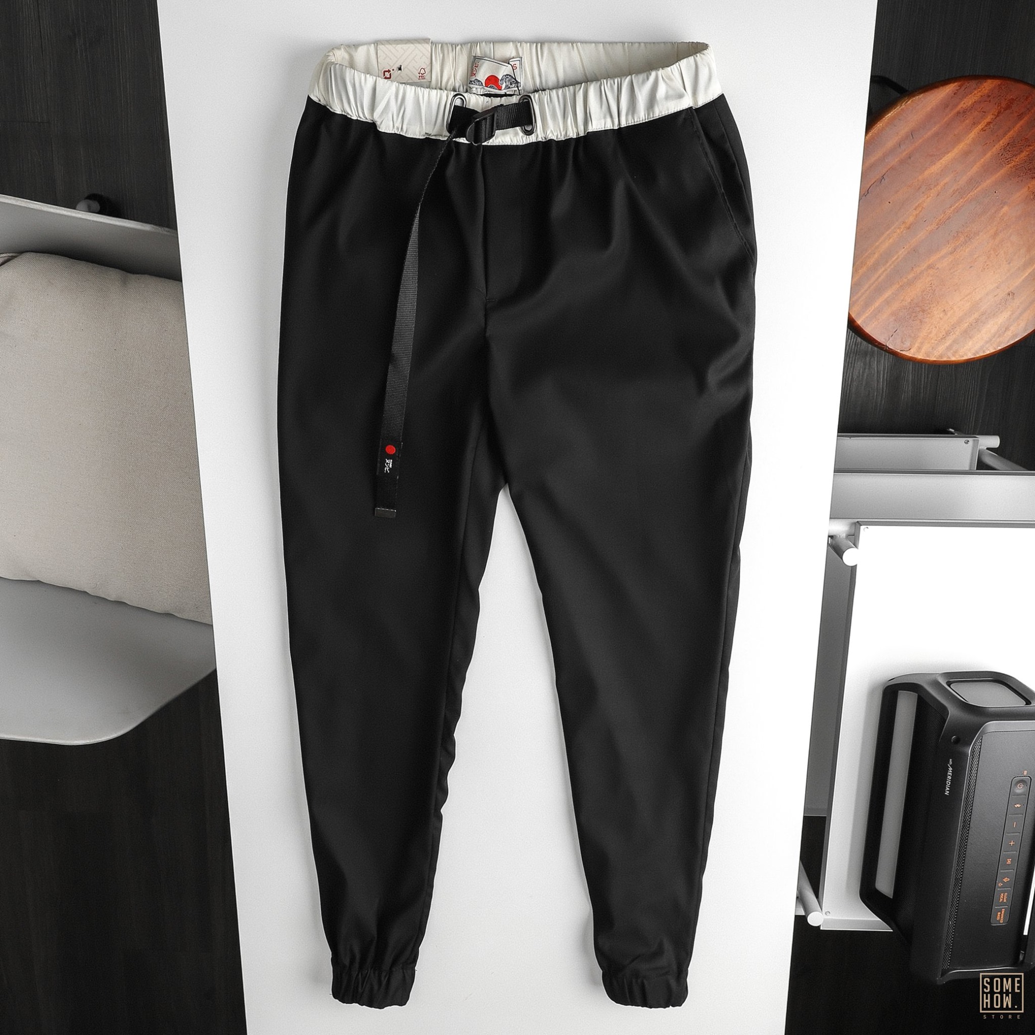 Numbi Jogger Lưng Thun Đen