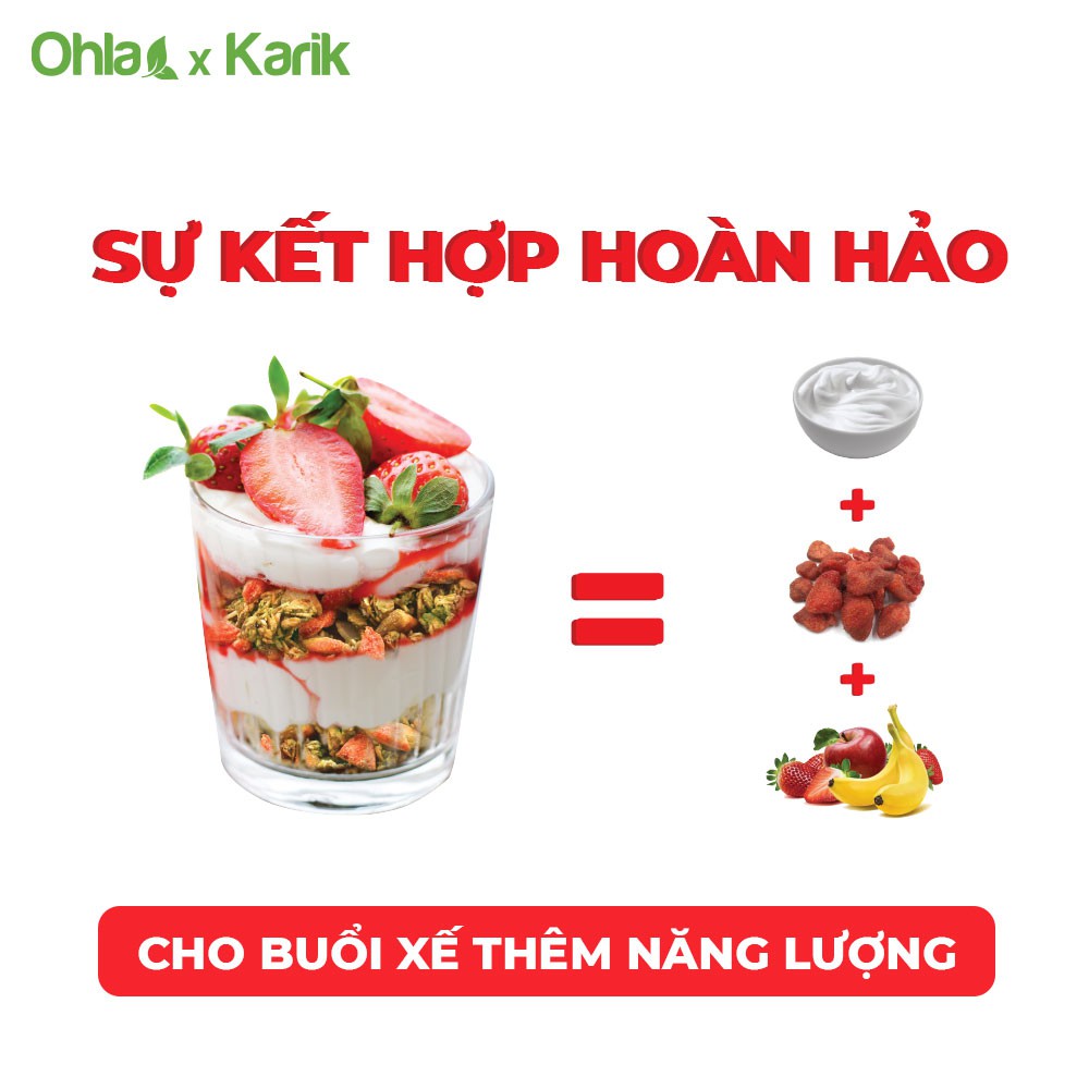 Ohla Dried Strawberries 100g