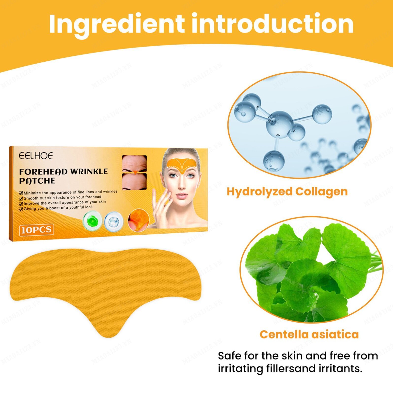 Forehead Wrinkle Lightening Patch Lifting Firming Forehead Patch