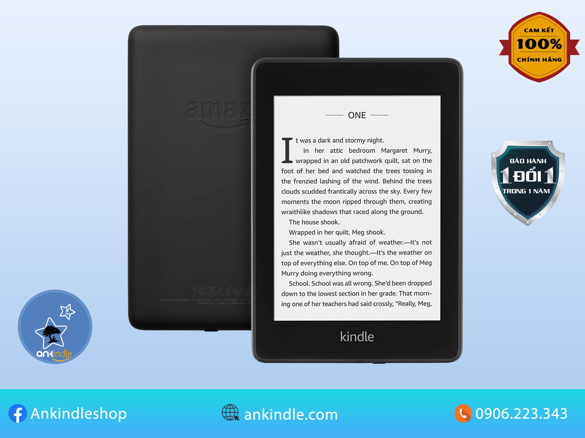 Máy đọc sách Kindle PaperWhite Gen 4audible chống nước