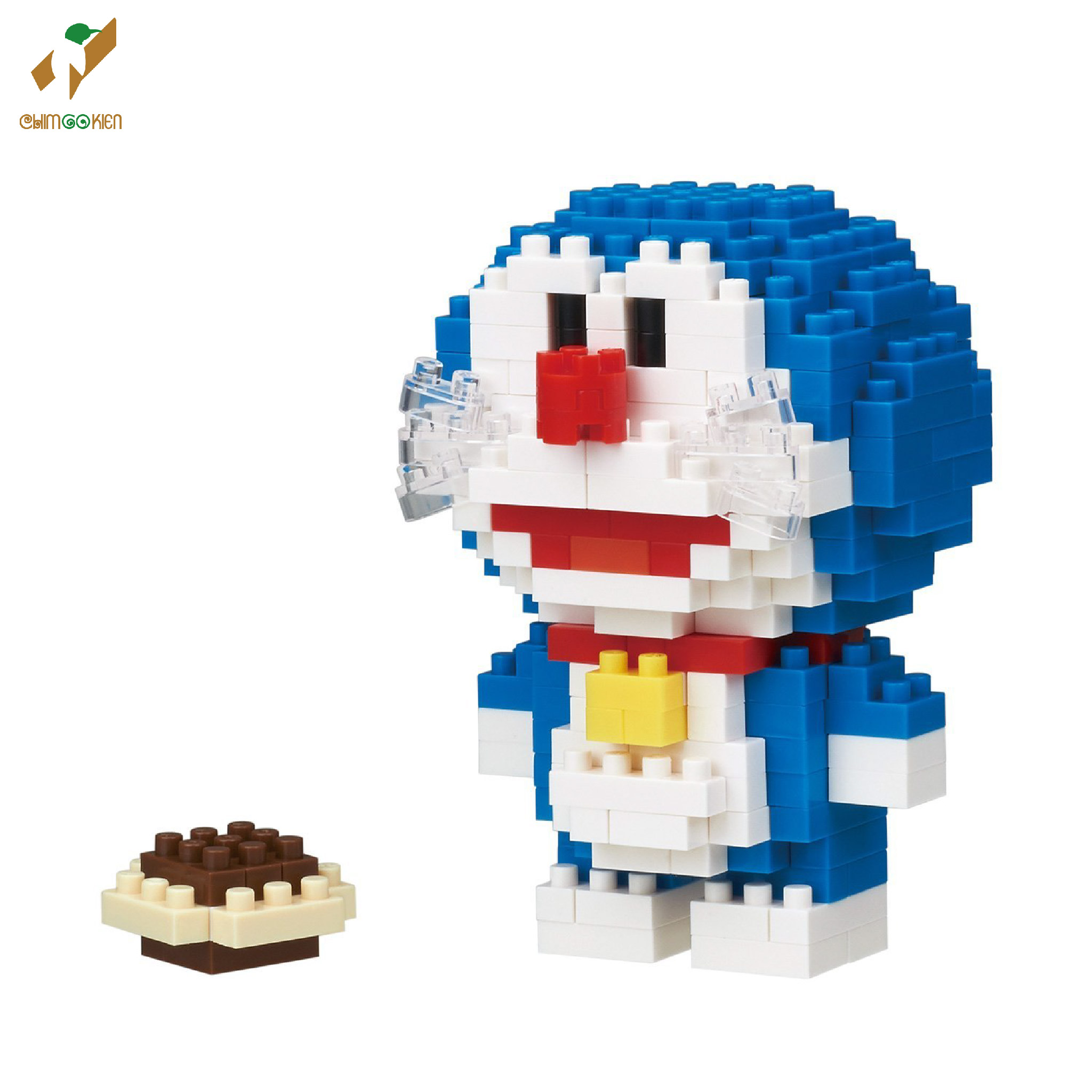 Model Lego Doraemon reverse the Lego 250 details