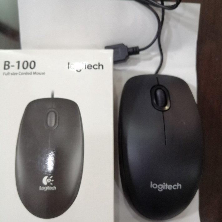 CHUỘT QUANG CÓ DÂY LOGITECH B100 (CHÍNH HÃNG BẢO HÀNH 12 THÁNG)
