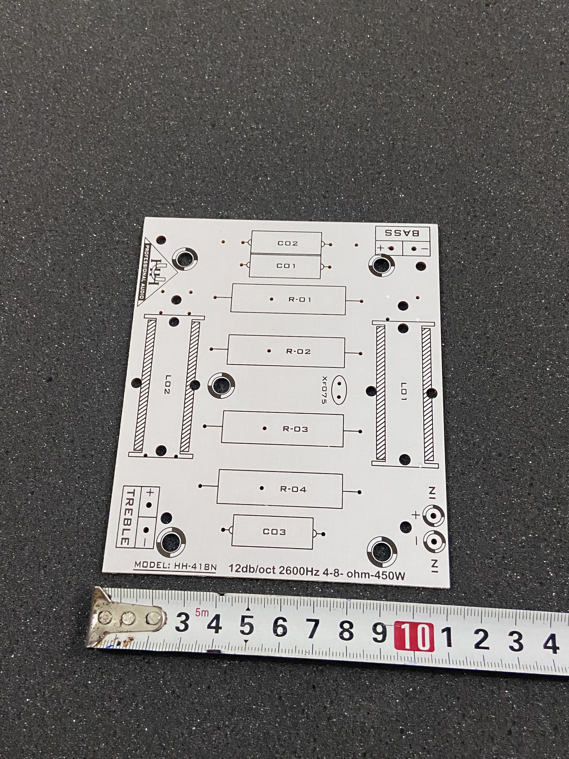 Bo mạch in pcb phân tần loa 1 bass 1 treble ( 1 cái)