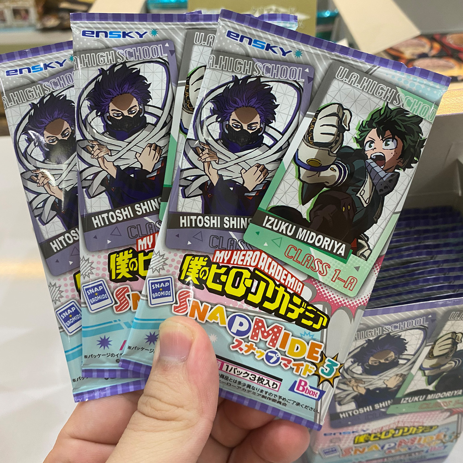 Original My Hero Academia snapmide core card pack-MHA card