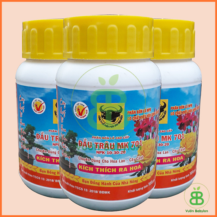Phân Bón Đầu Trâu 701 Kích Thích Ra Hoa 100Gr