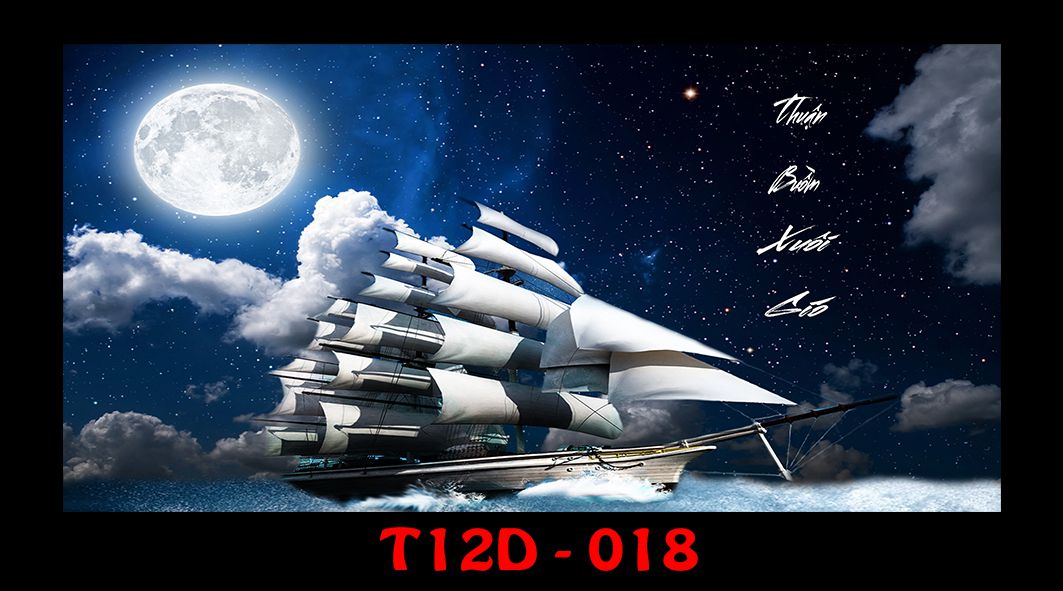 Tranh 3d trang trí hồ cá, tranh có keo sẵn, kích thước đa dạng