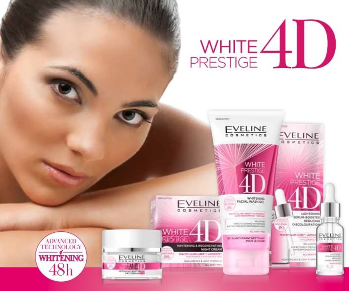 Gel rửa mặt trắng da White Prestige 4D-200ml