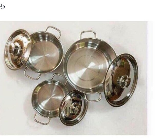 Bộ 3 Nồi INOX Sharp Dùng Được Cho Bếp Từ
