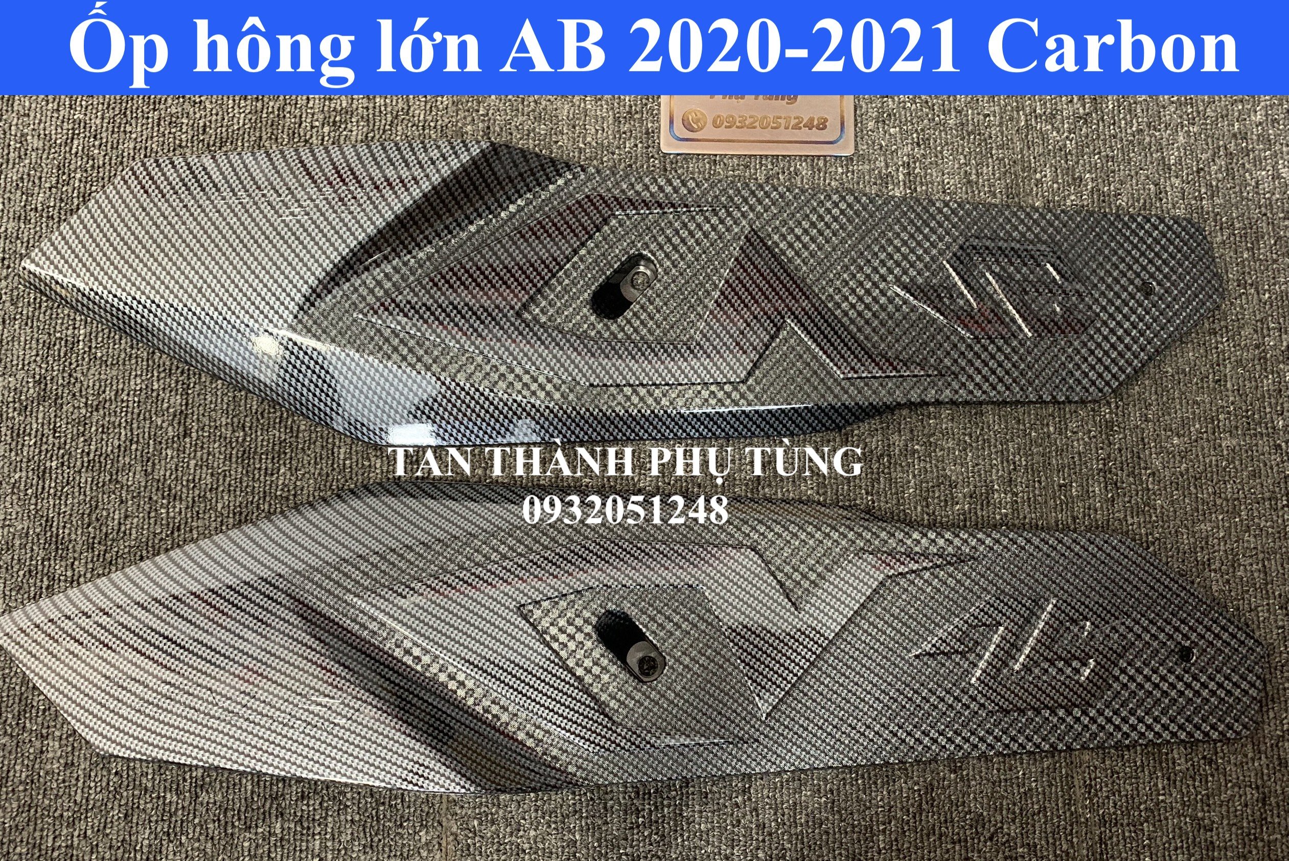 Ốp hông lớn Air 2020 -2021 Carbon( 2 miếng)