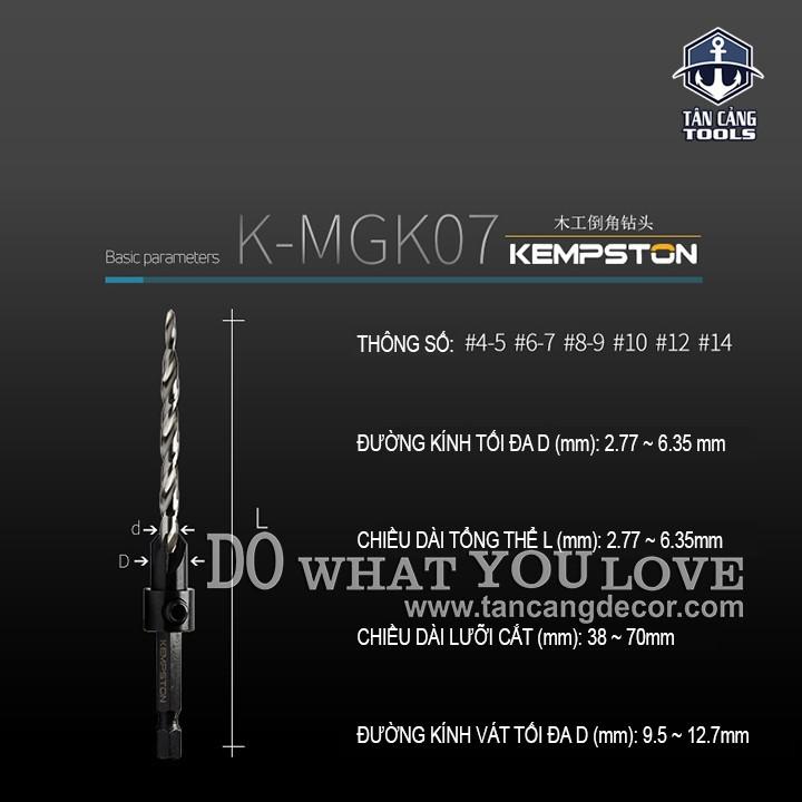 Khoan Mồi Âm Vít Kempston 2.77 x 9.5mm