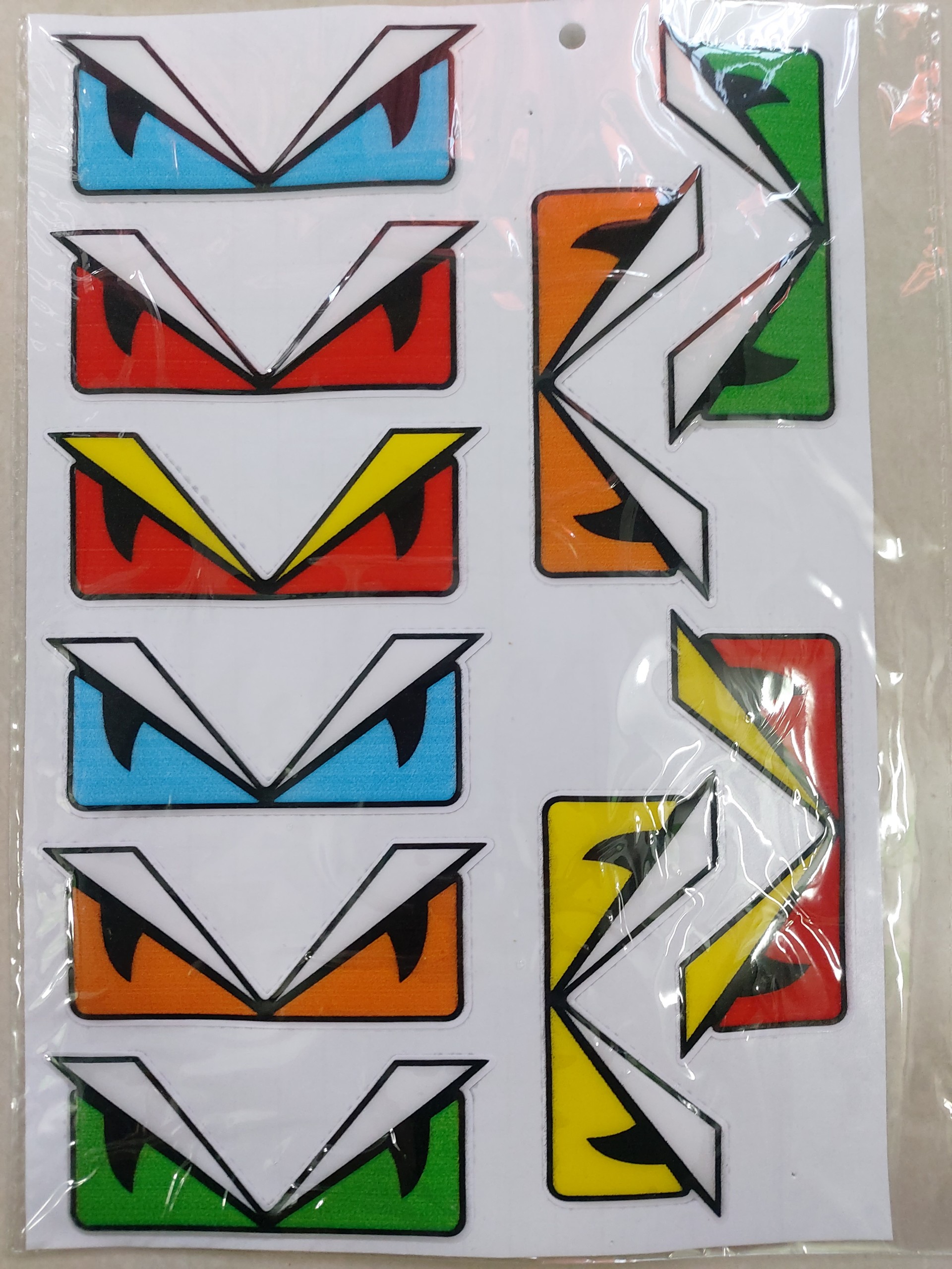 Tem logo sticker nổi mắt khủng long