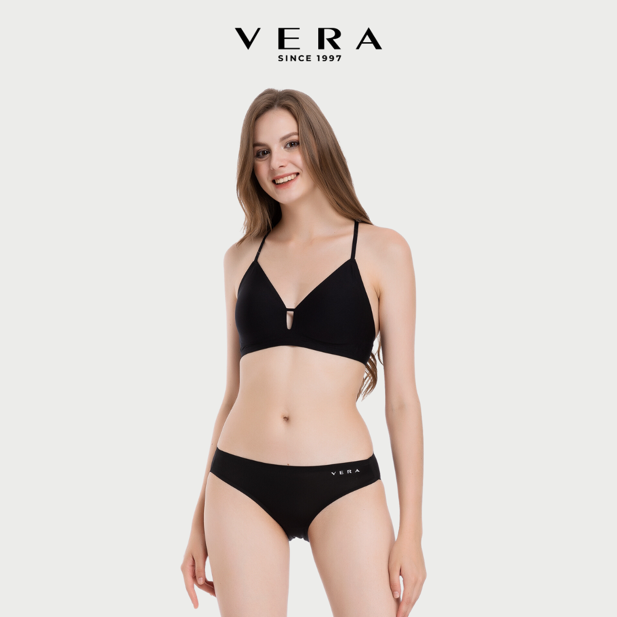Quần lót Bikini nữ Vera seamless trơn - V0547