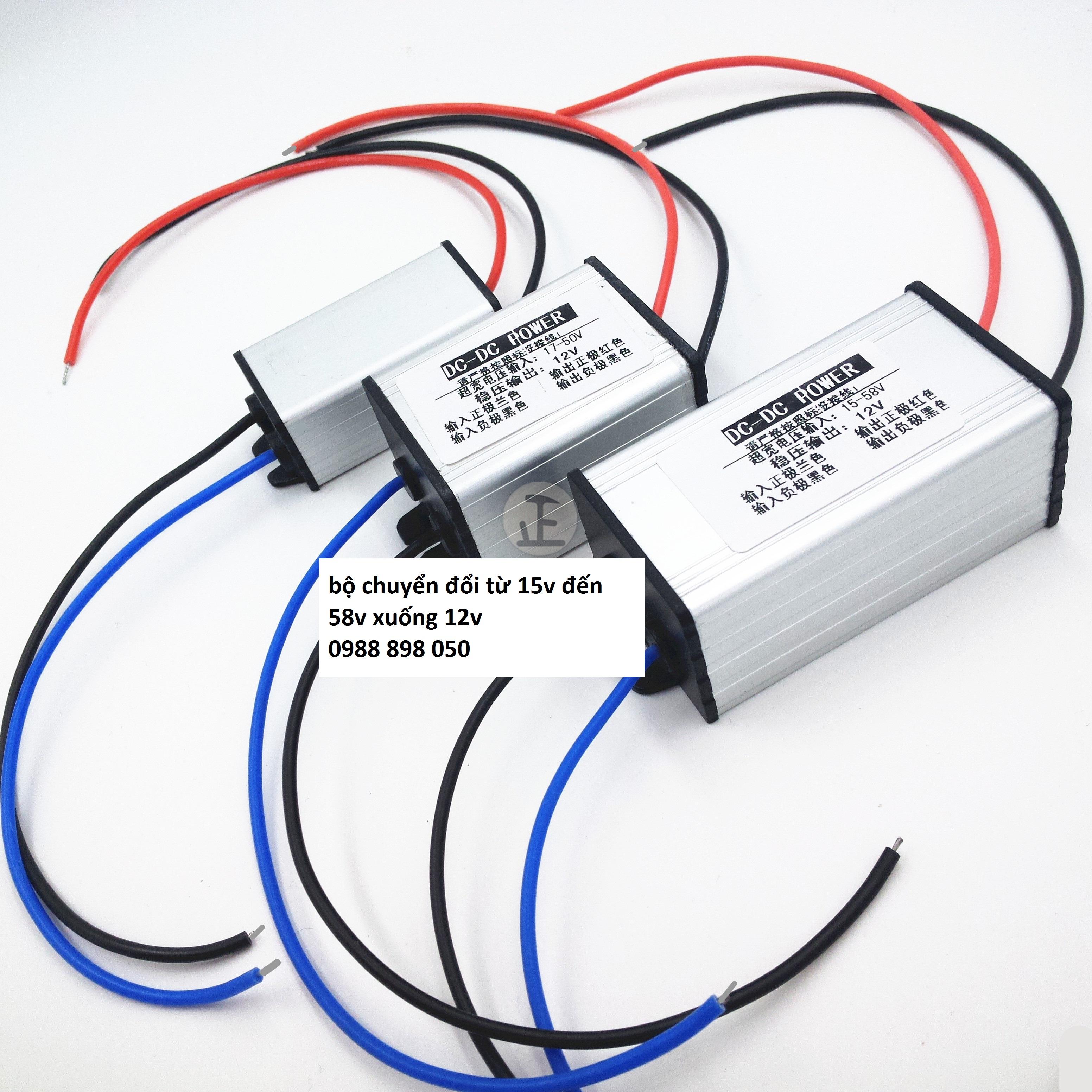 BỘ CHUYỂN ĐỔI NGUỒN 48V36V24V SANG 12V3A CHỐNG NƯỚC