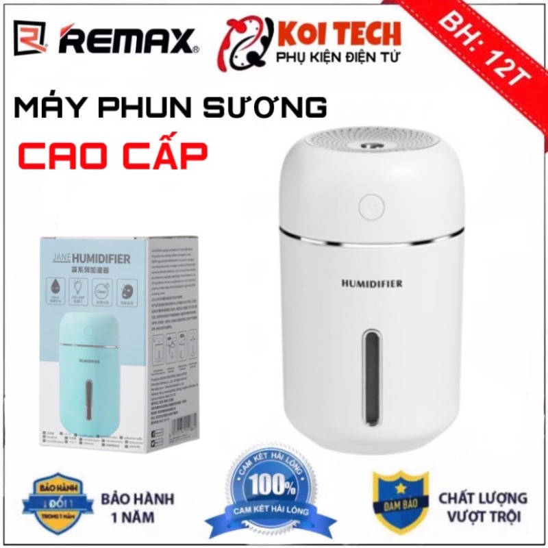 Bảng giá remax rt a610 máy phun sương tạo ẩm lọc không khí 280ml - máy khuếch tán tinh dầu có quạt cho phòng nhỏ và oto xe hơi - Koi Tech