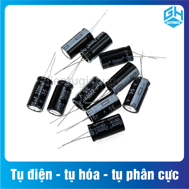 Tụ điện tụ hóa 100V  nhiều loại