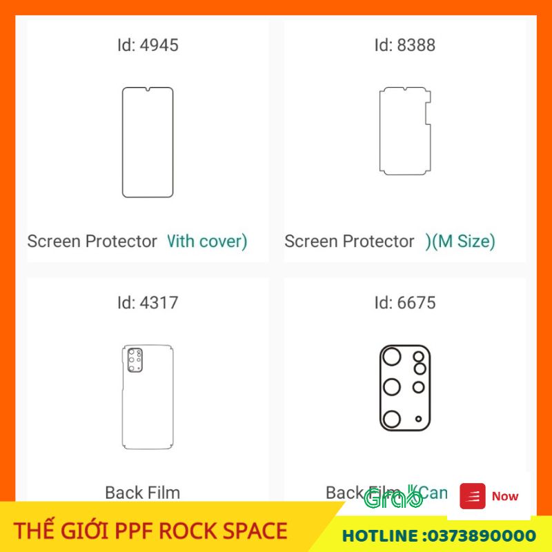 Dán PPF Samsung Galaxy S20 Plus ( có Mặt trước, Mặt Sau, Full bộ theo lựa chọn) Rock Space