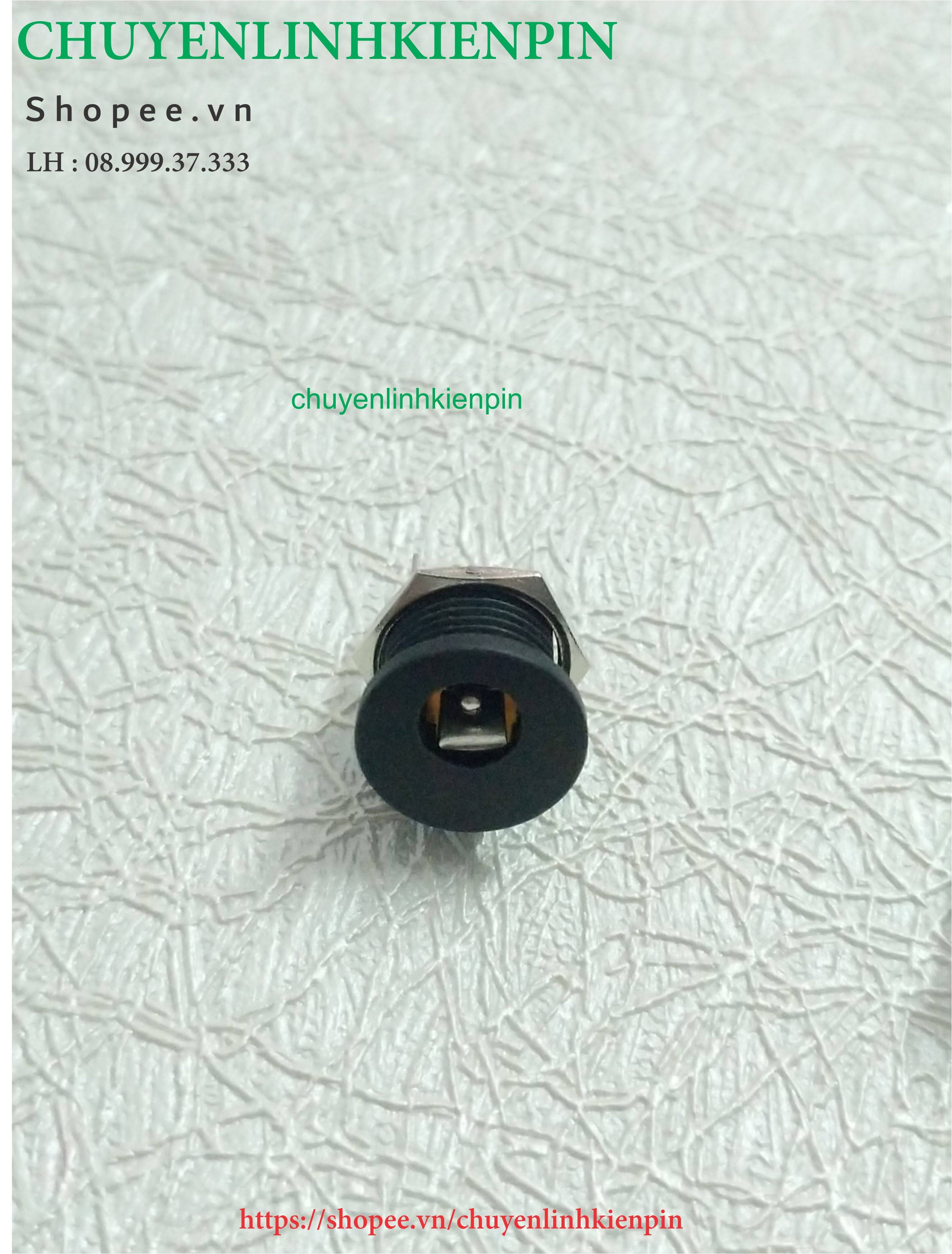 Jack dc 5.5x2.1mm - có ốc vặn