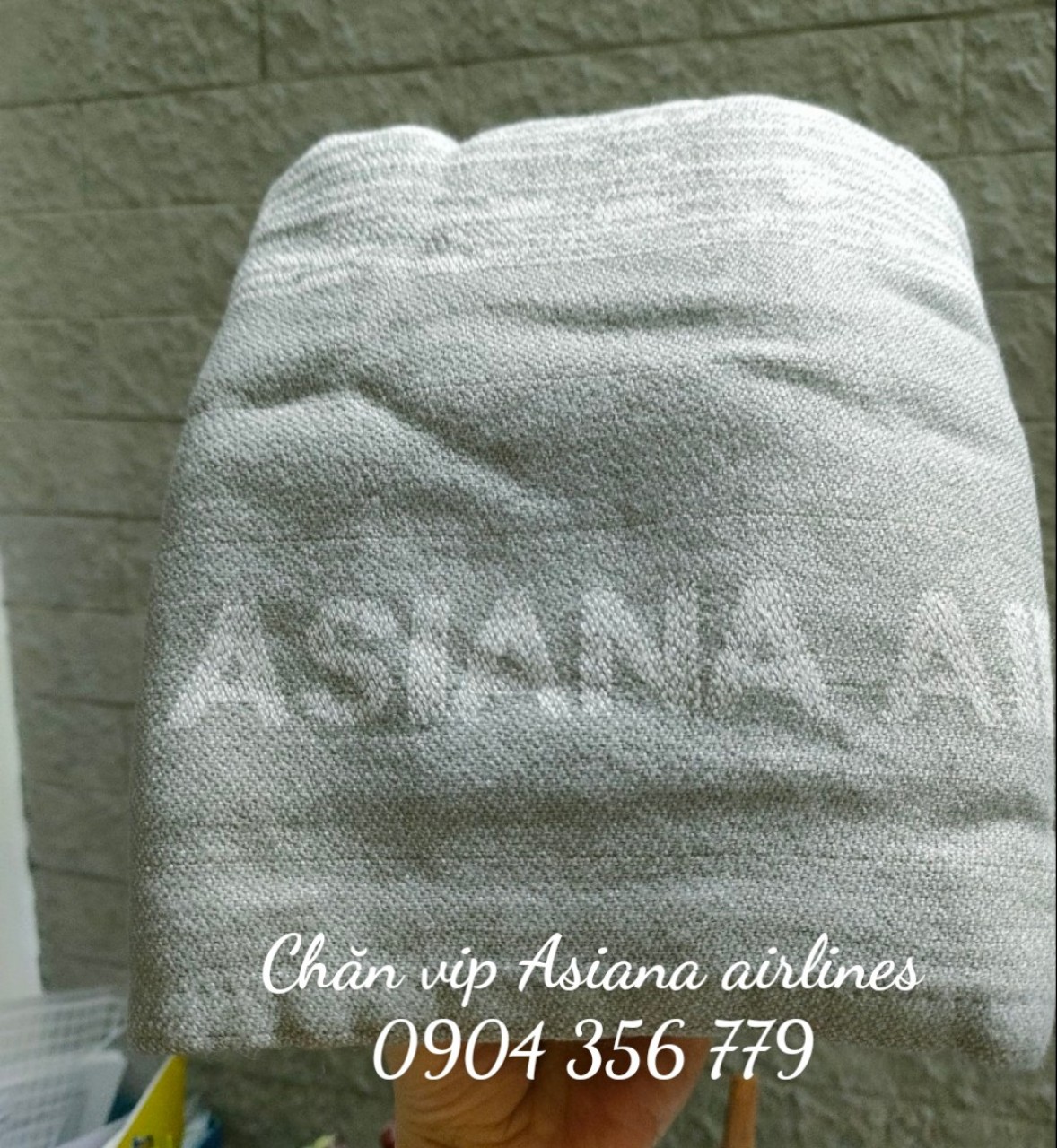 Chăn Emirate/Qatar/Asiana Airlines (1m2 x 1m8)