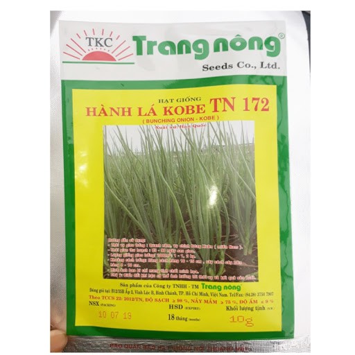 Hạt Giống Hành Lá Kobe Chịu Nhiệt 2gram