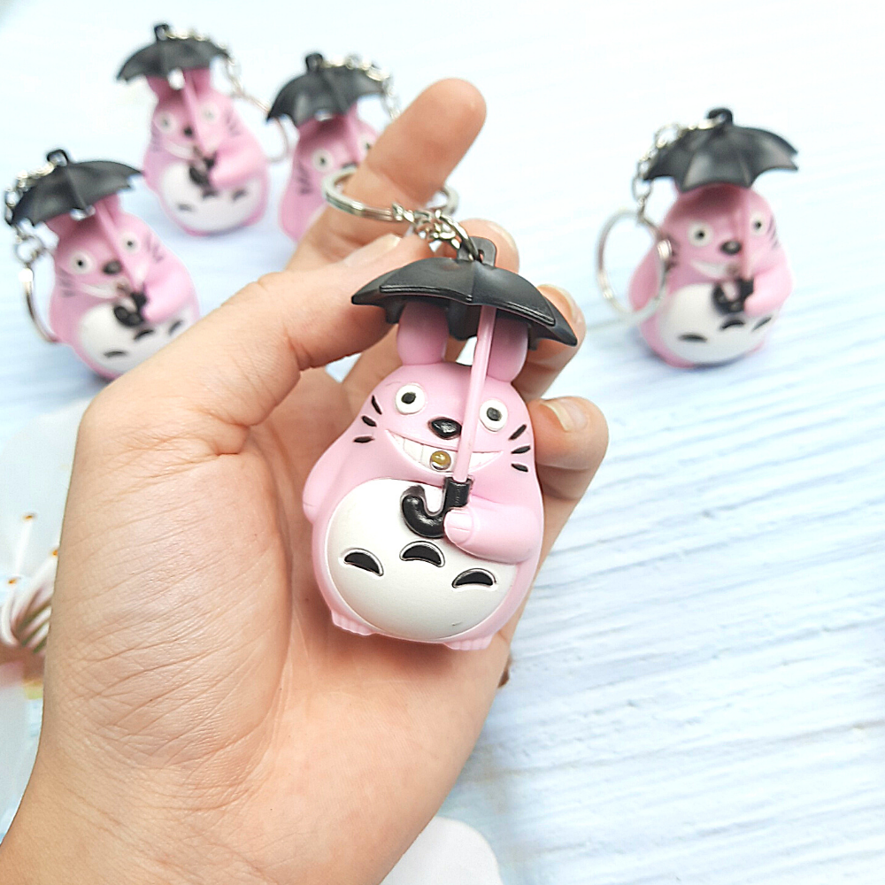 [HCM]Móc khóa Totoro đèn LED - Cầm Ô
