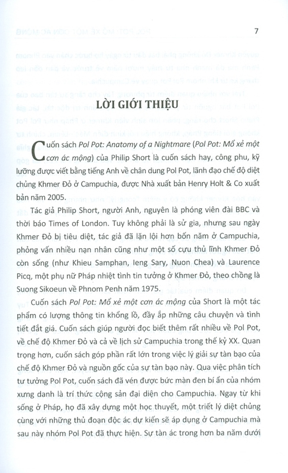 Polpot : Mổ Xẻ Một Cơn Ác Mộng