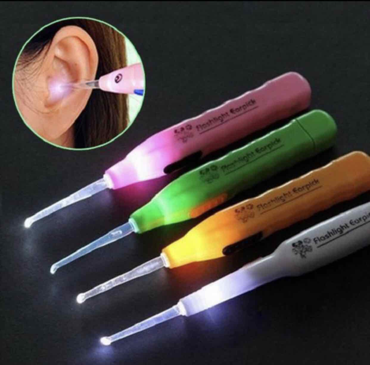 Combo 2 Cây Lấy Ráy Tai Có Đèn  - Cây Lấy Ráy Tai